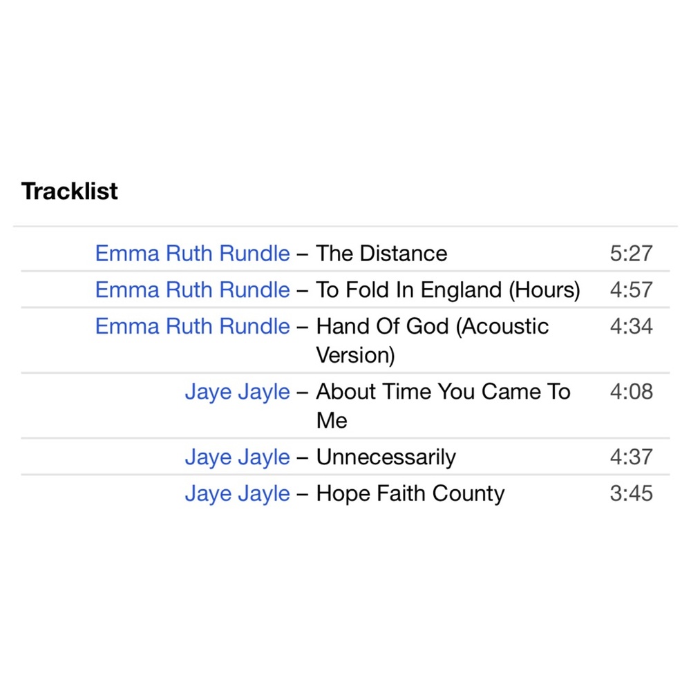 The Time Between Us (Split LP) Vinyl- Emma Ruth Rundle and Jaye Jayle - Picture 4 of 5